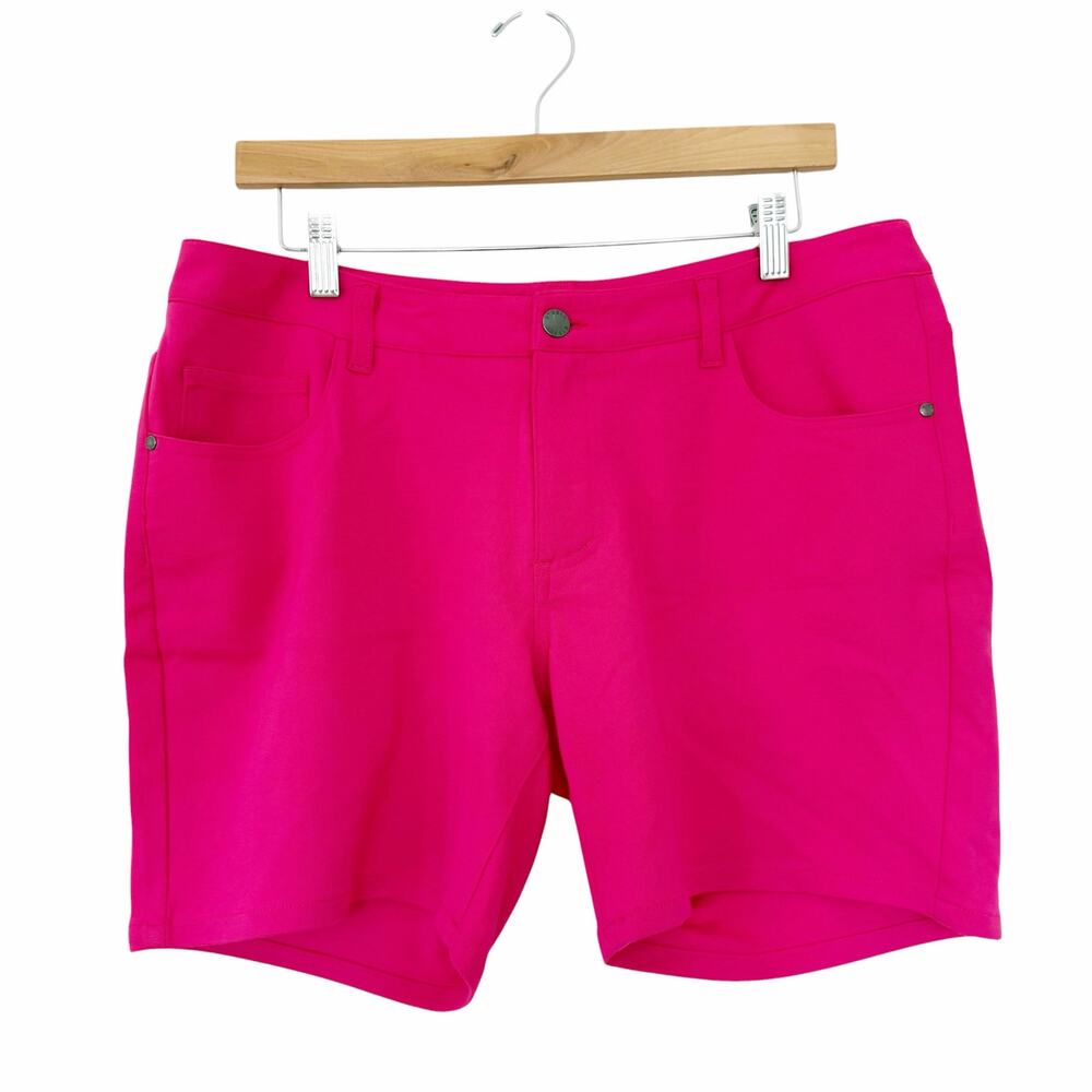 ST33LE Hot Pink Flat Front Chino Shorts Sz 34